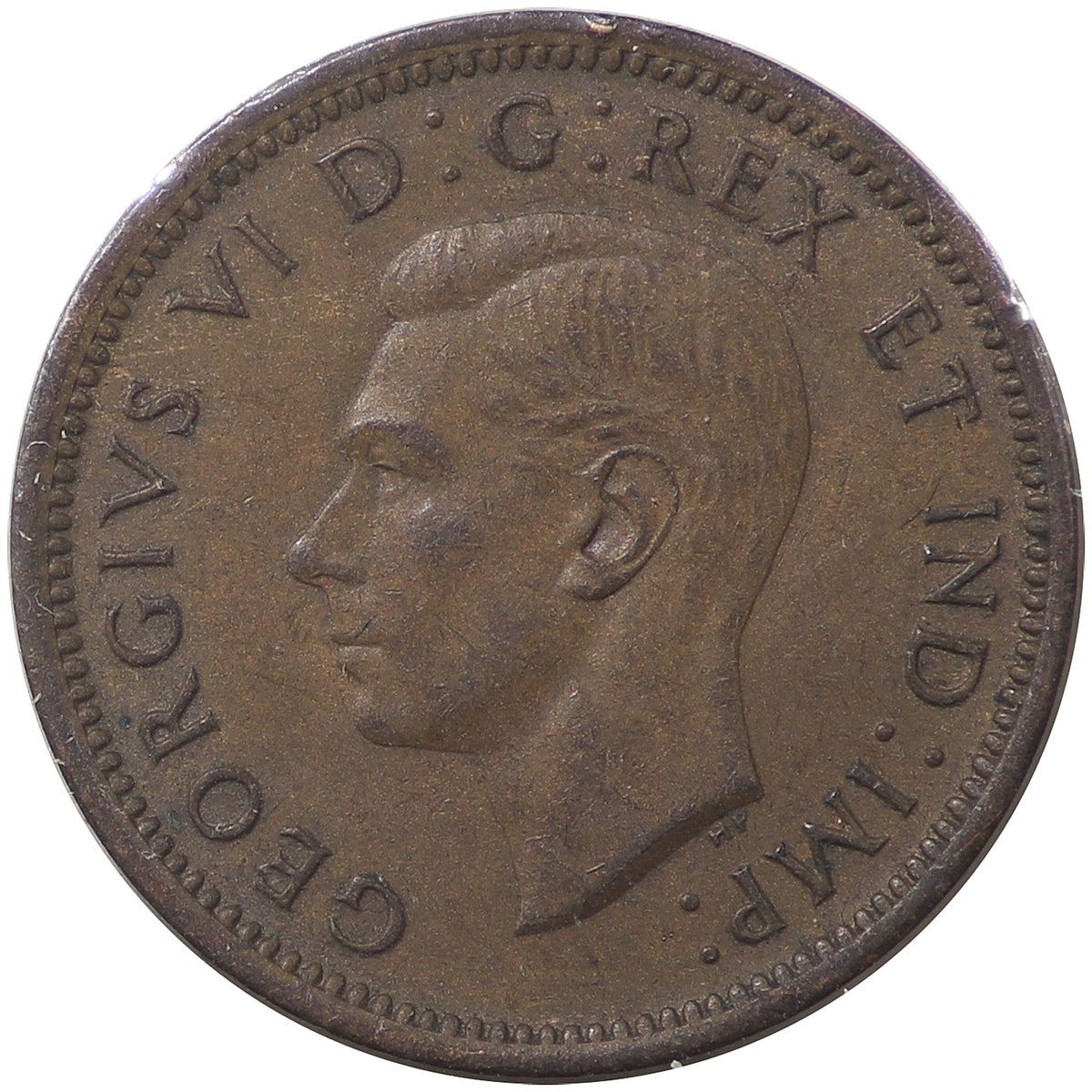 1938 Canada 1-cent Extra Fine (EF40)