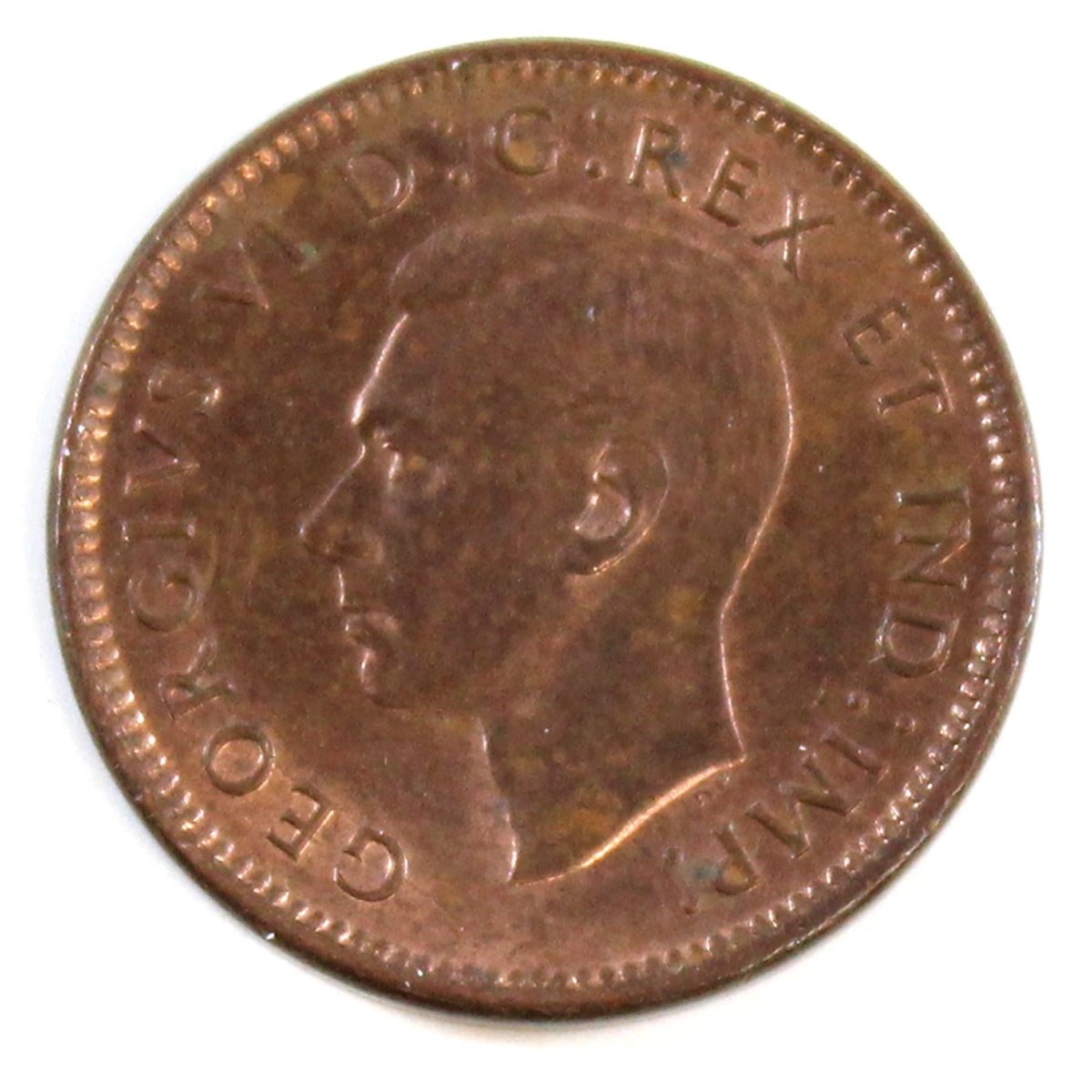1942 Canada 1-cent AU-UNC (AU-55)