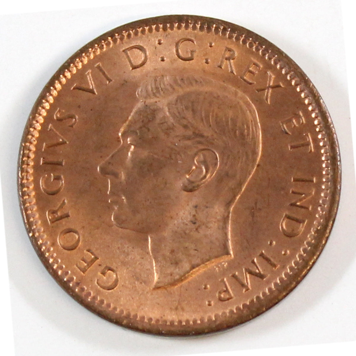 1942 Canada 1-cent Choice Brilliant Uncirculated (MS64) $