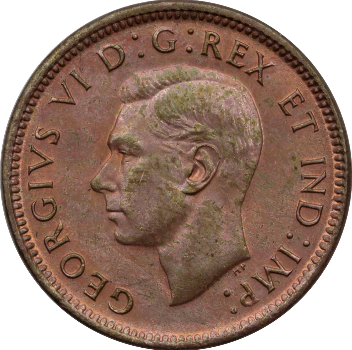 1943 Canada 1-cent Brilliant Uncirculated (MS63)