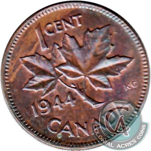 1944 Canada 1-cent Extra Fine (EF40)