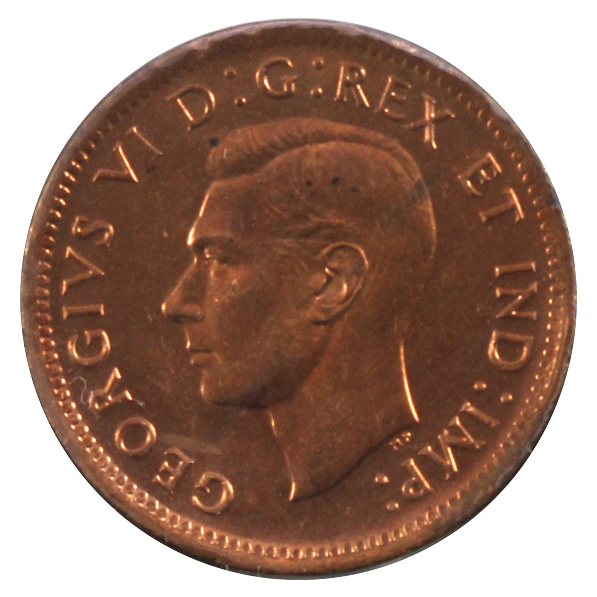 1945 Canada 1-cent Choice Brilliant Uncirclated (MS-64) $