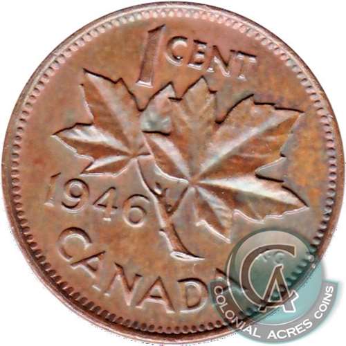 1946 Canada 1-cent EF-AU (EF45)