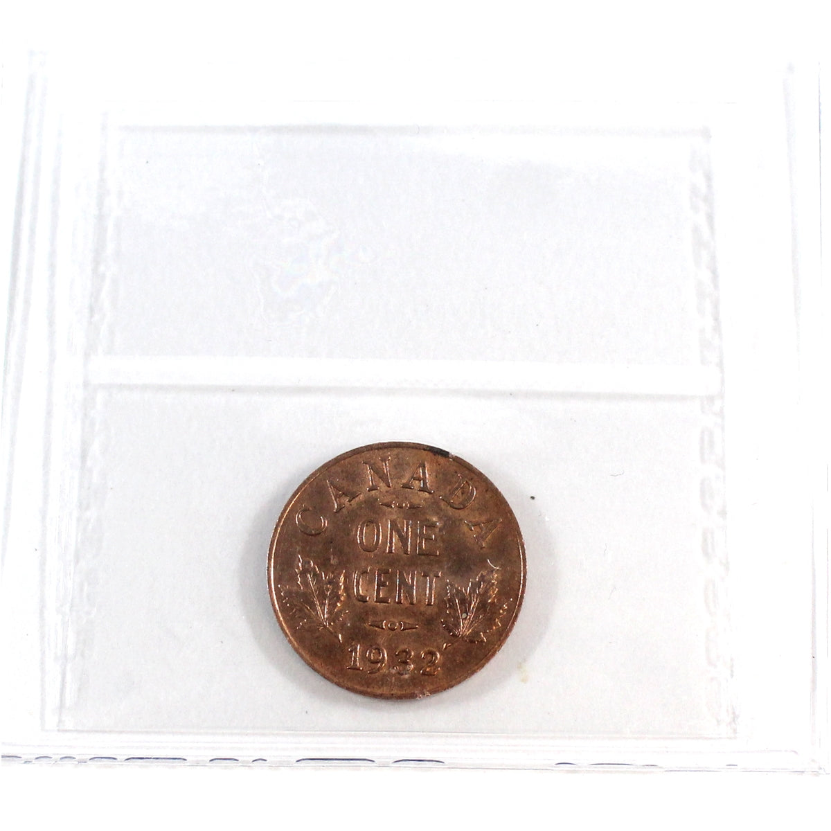 1932 Canada 1-cent ICCS Certified MS64 Red (XFC 242)