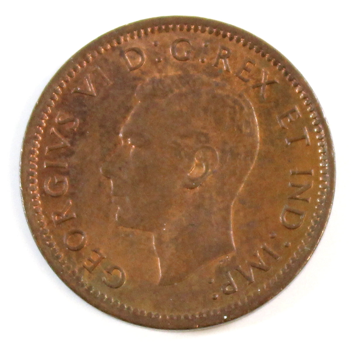 1947 Canada 1-cent Almost Uncirculated (AU-50)