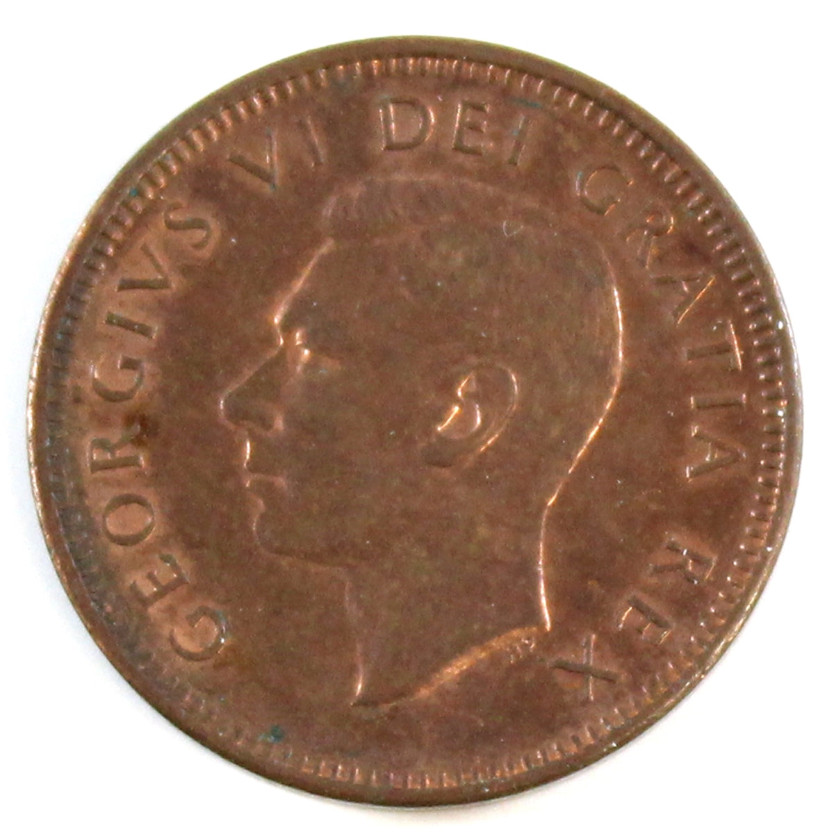 1950 Canada 1-cent Almost Uncirculated (AU50)