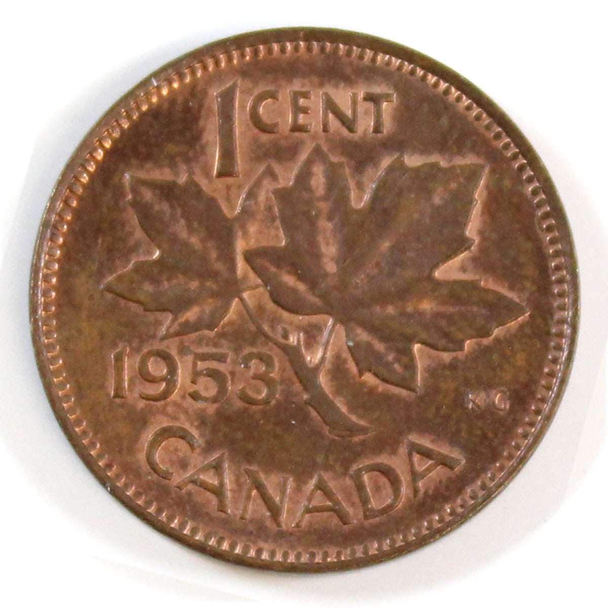 1953 NSS Canada 1-cent EF-AU (EF-45)