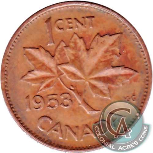 1953 SS Canada 1-cent Very Fine (VF20)