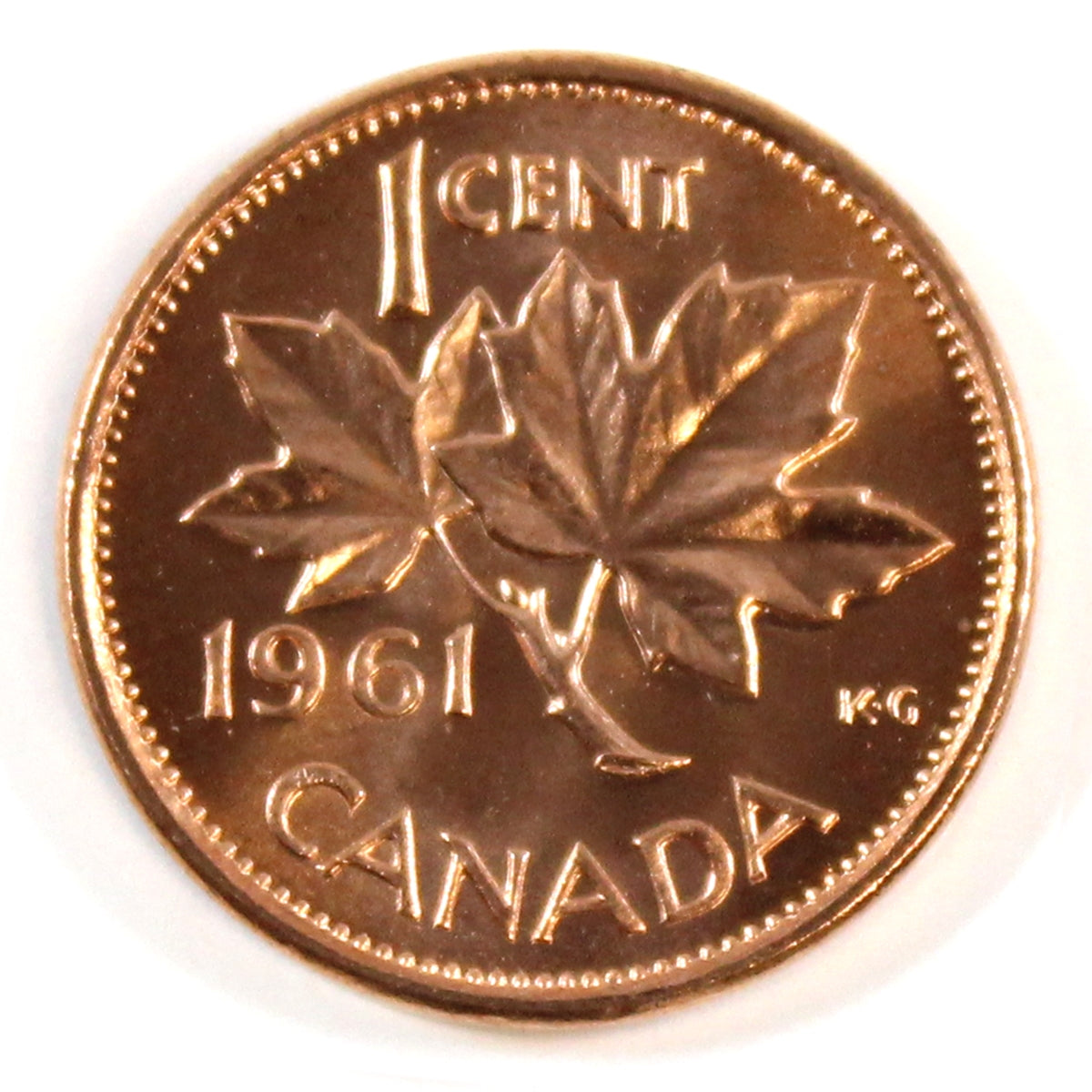 1961 Canada 1-cent Choice Brilliant Uncirculated (MS64)