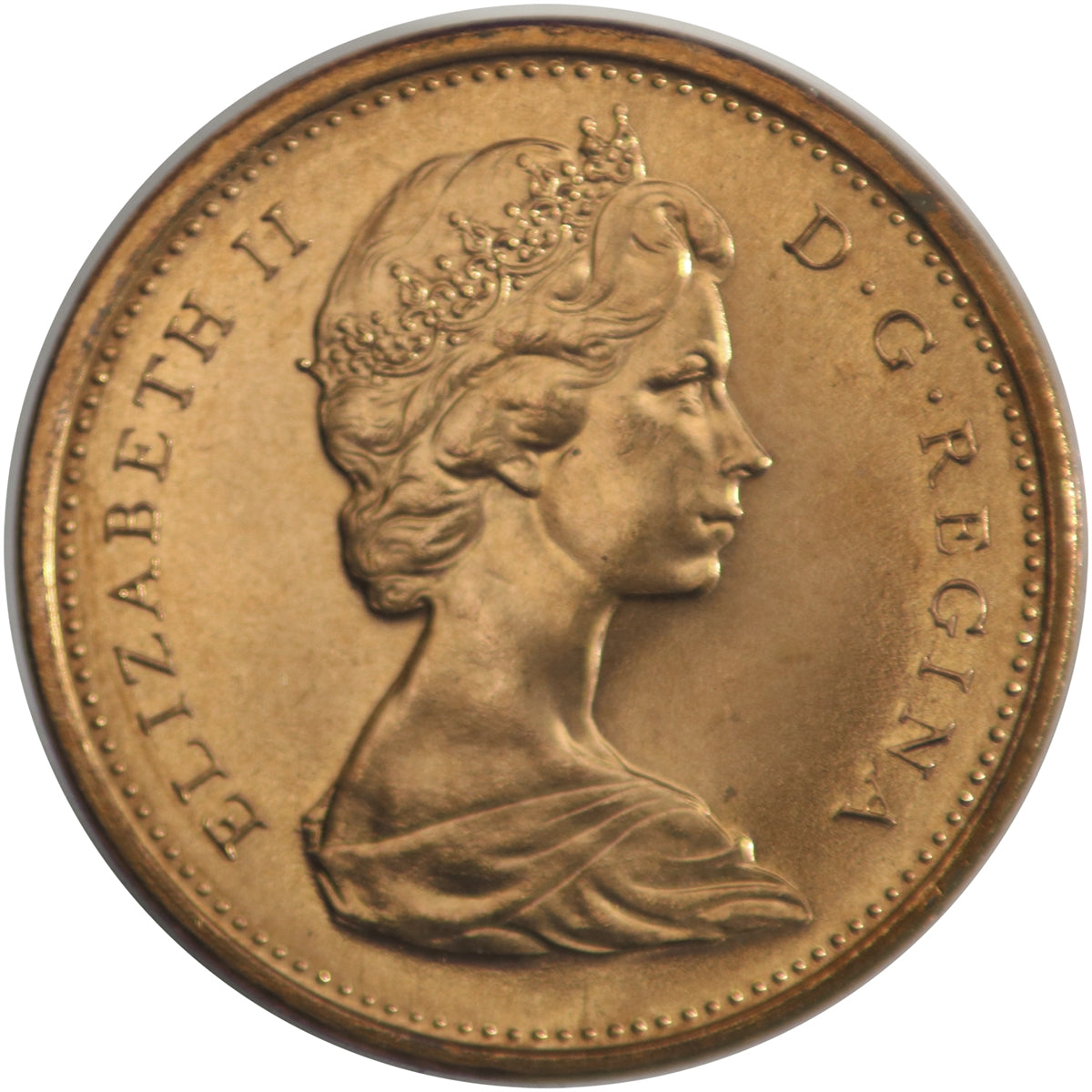 1967 Canada 1-cent Brilliant Uncirculated (MS-63)
