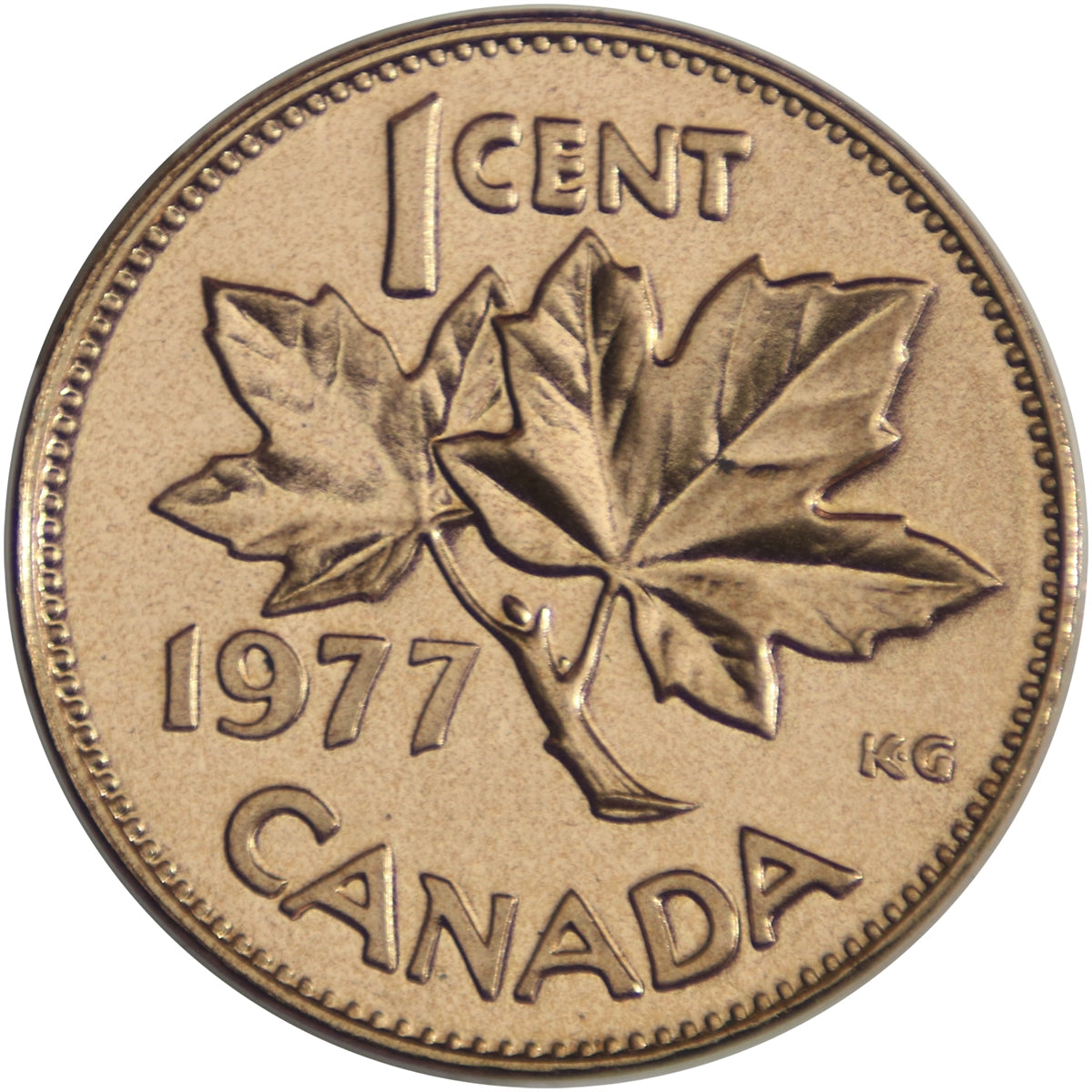 1977 Canada 1-cent Proof Like