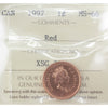 1997 Canada 1-cent ICCS Certified MS66 Red