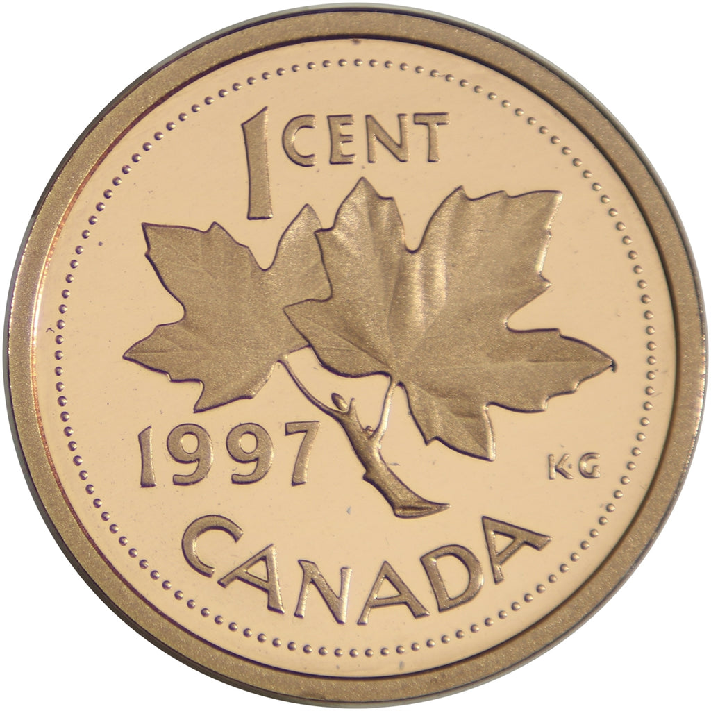 1997 Canada 1-cent Proof