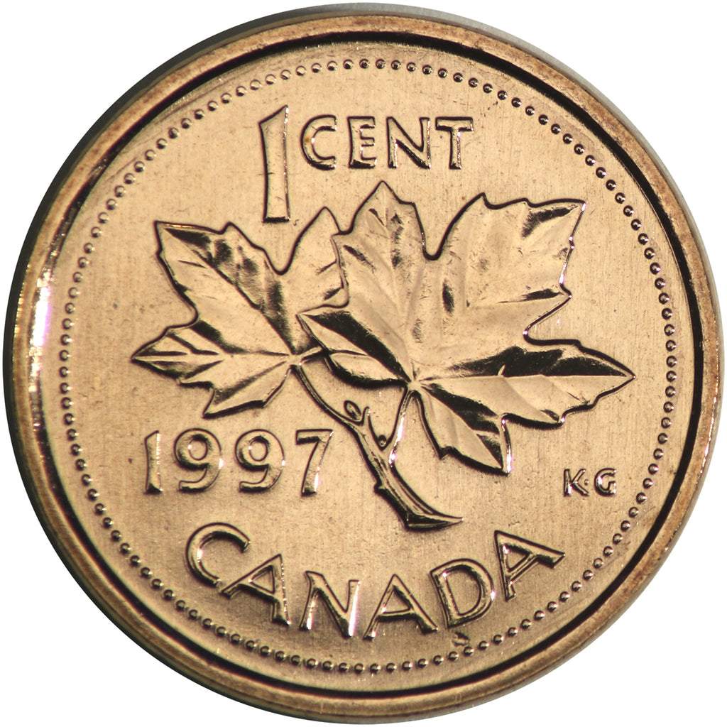 1997 Canada 1-cent Proof Like