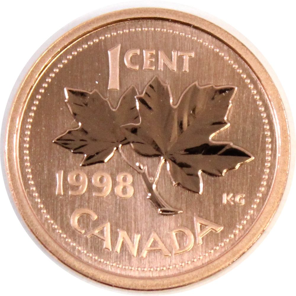 1998 Canada 1-cent Specimen