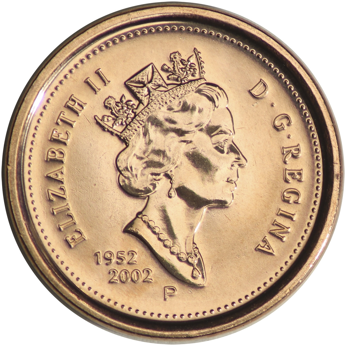 2002P Canada 1-cent Brilliant Uncirculated (MS63)