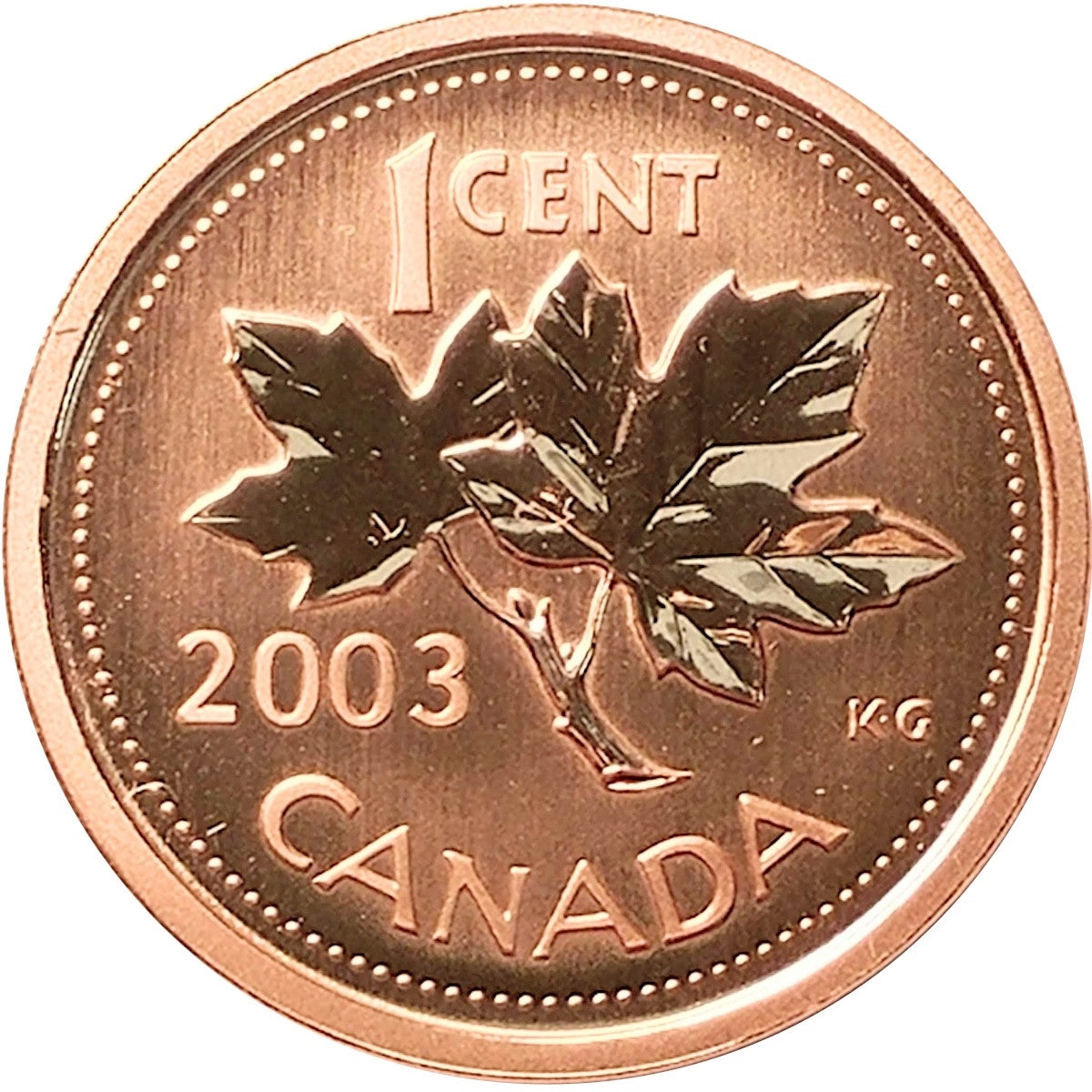 2003P Old Effigy Canada 1-cent Specimen