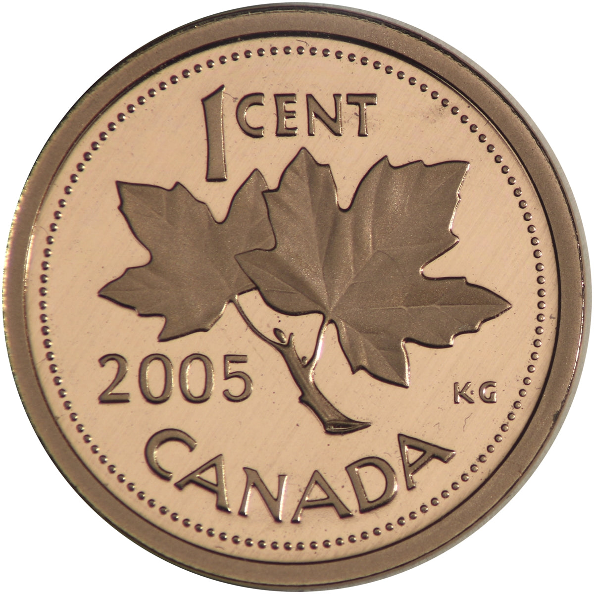 2005 Canada 1-cent Proof