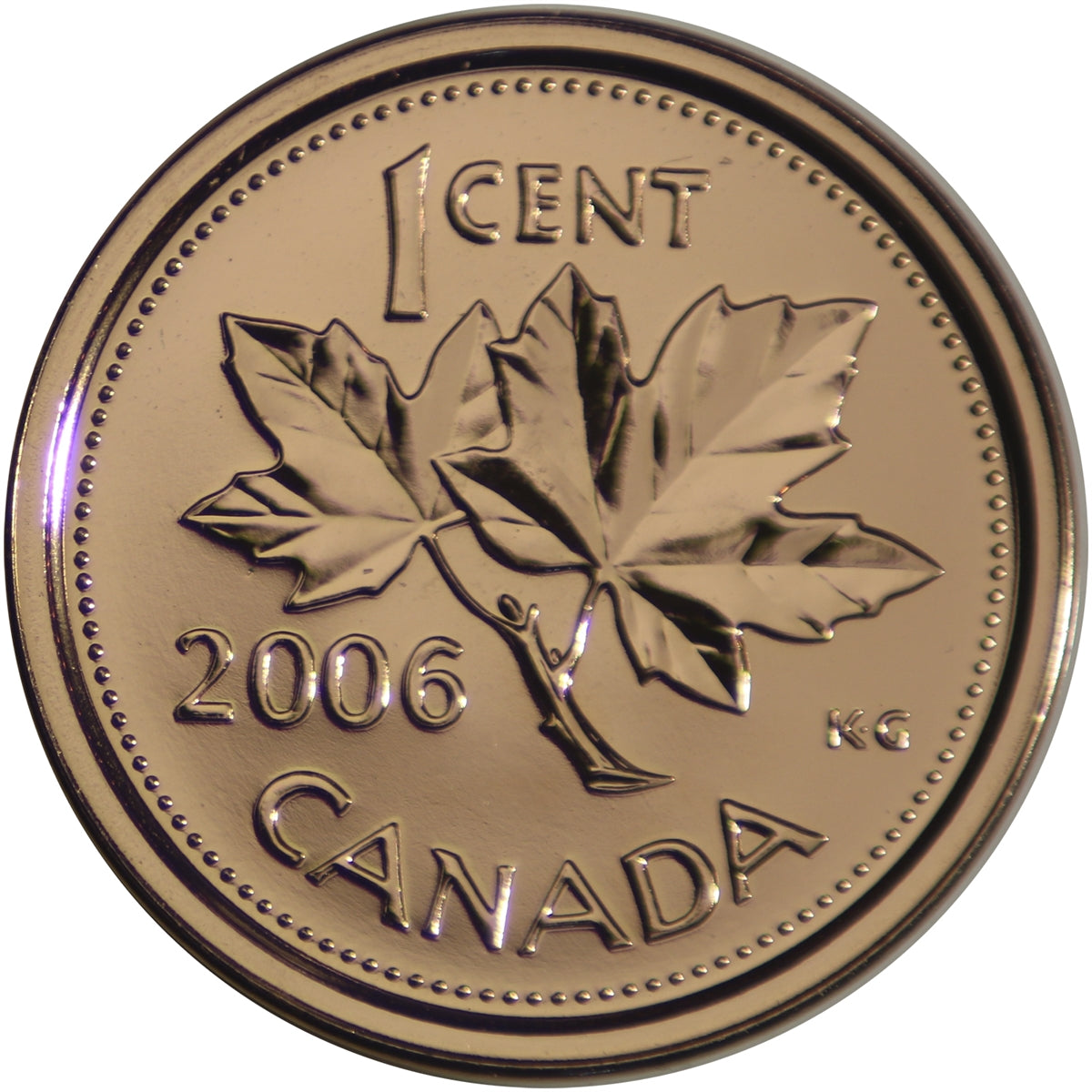 2006P Magnetic Canada 1-cent Proof Like