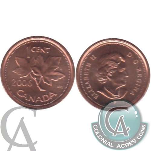 2006P Magnetic Canada 1-cent Brilliant Uncirculated (MS63)