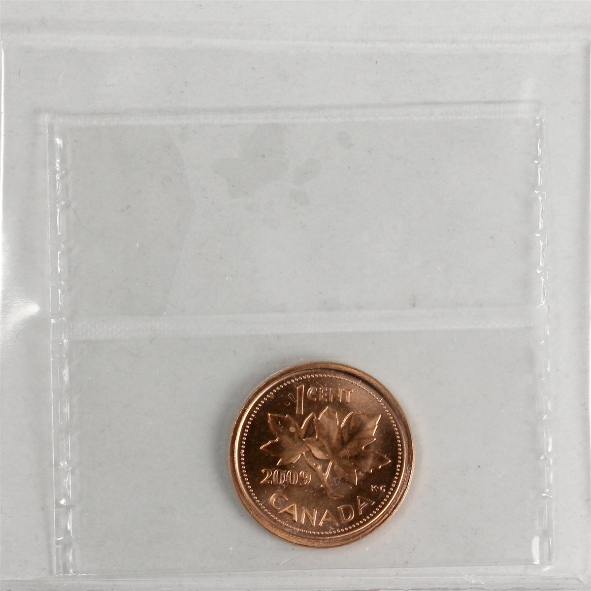2009 Magnetic Canada 1-cent ICCS Certified MS-67 Red