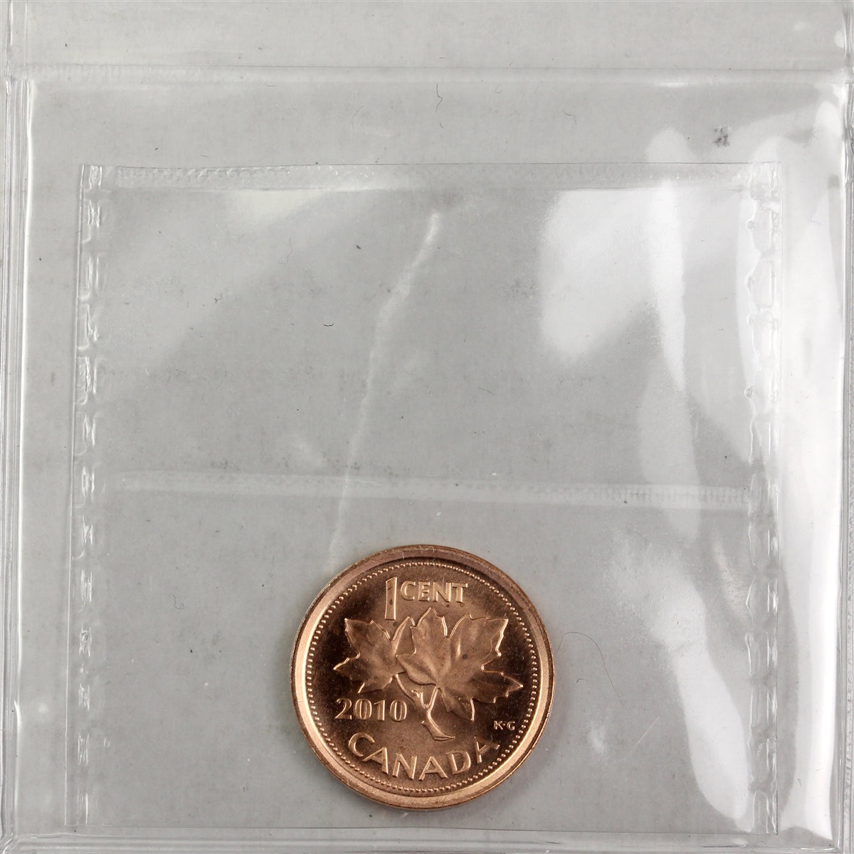 2010 Non Magnetic Canada 1-cent ICCS Certified MS66 Red