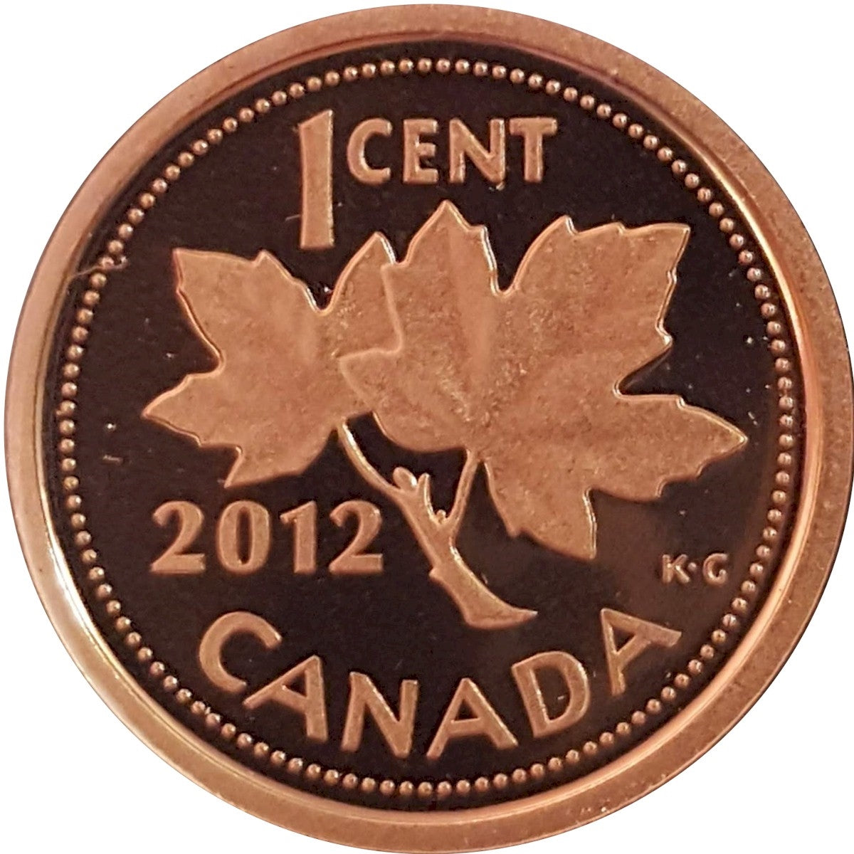 2012 Canada 1-cent Proof