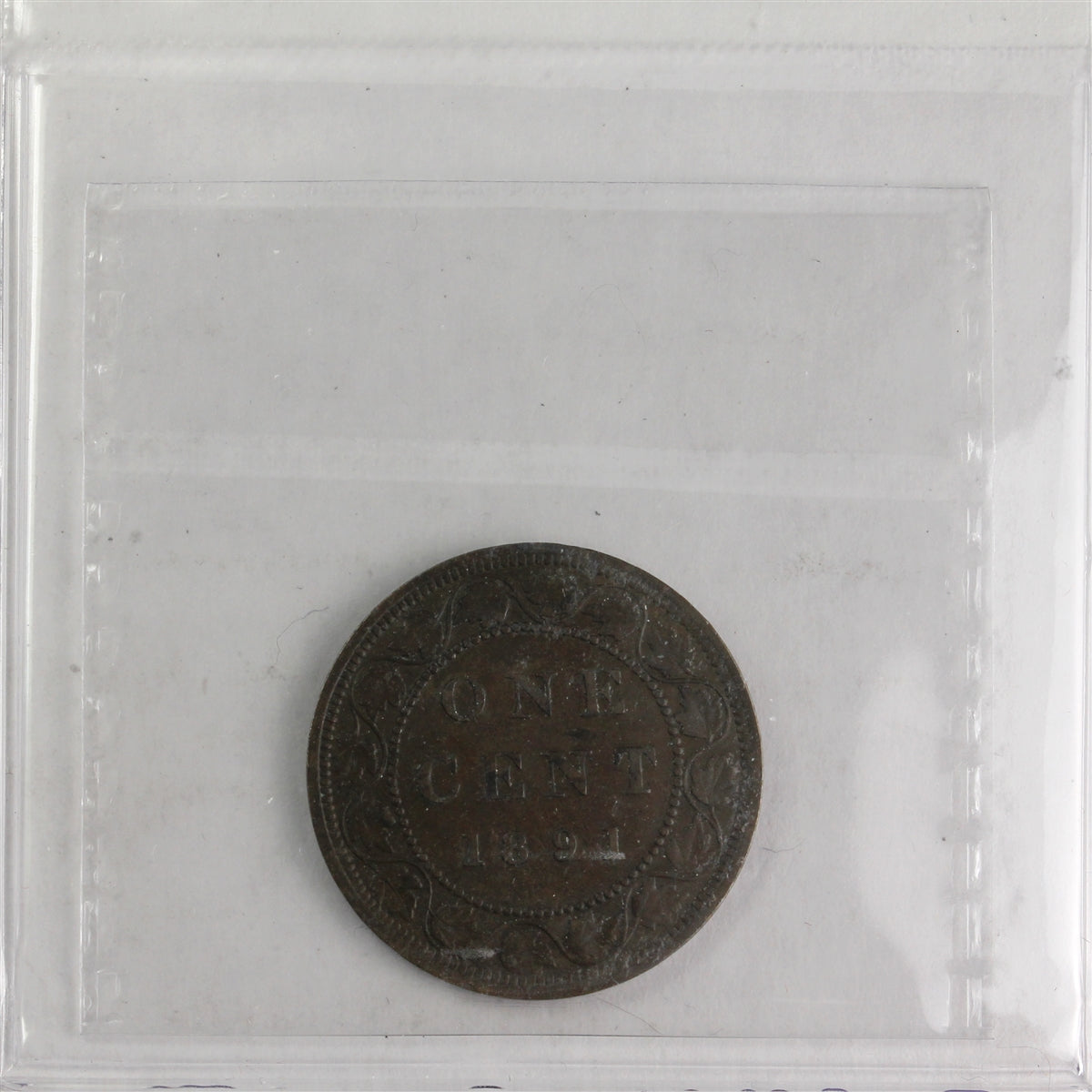 1891 LLSD, Obv. 3 Canada 1-cent ICCS Certified VF30