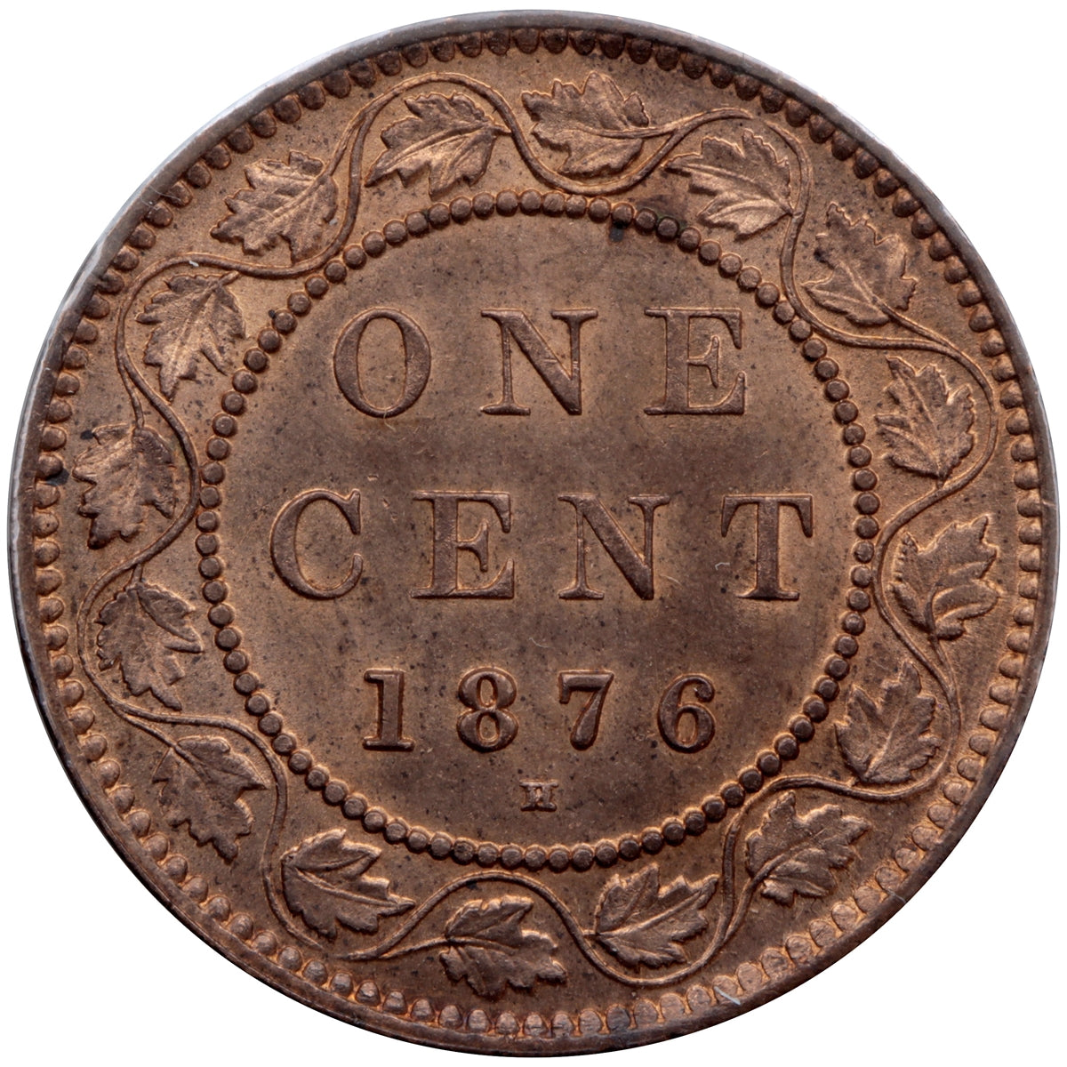 1876H Canada 1-cent Brilliant Uncirculated (MS-63) $