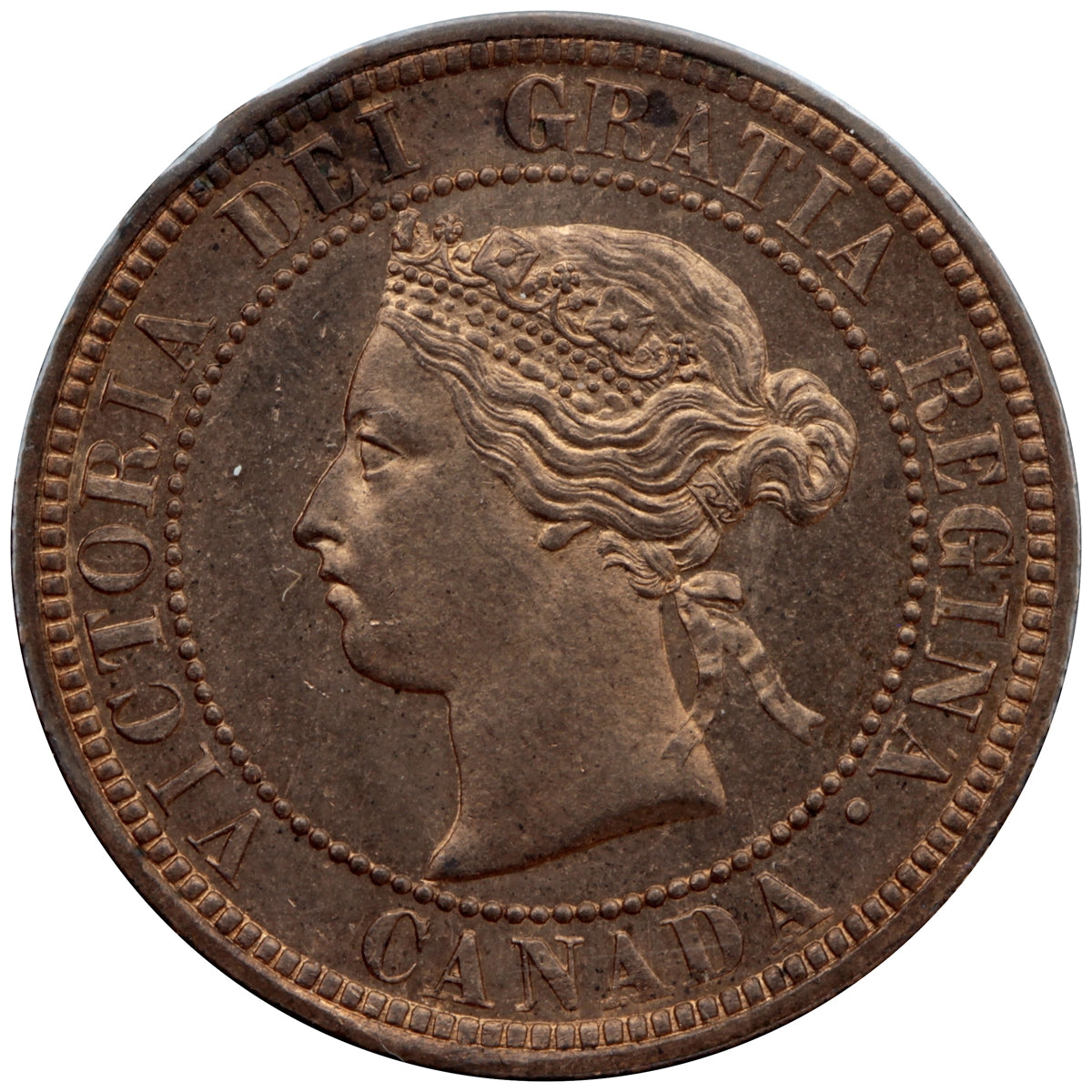 1876H Canada 1-cent Brilliant Uncirculated (MS-63) $