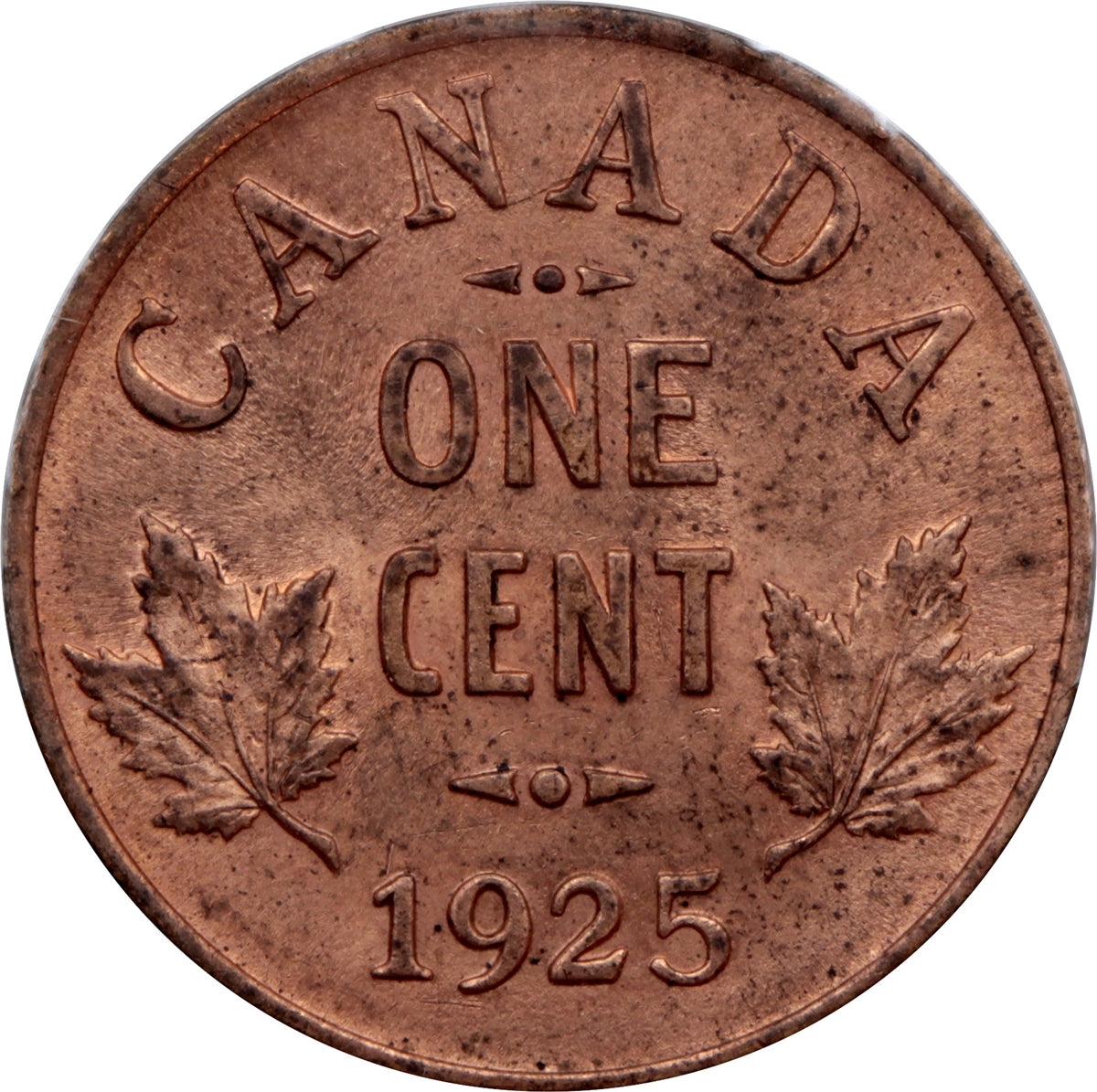 1925 Canada 1-cent UNC+ (MS-62) $