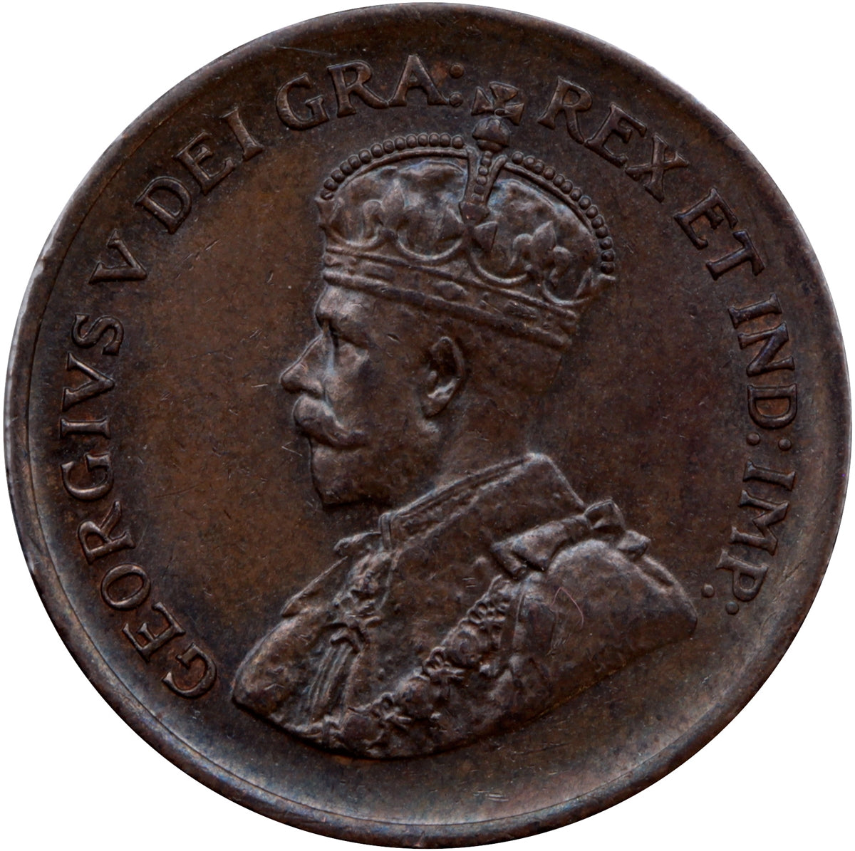 1927 Canada 1-cent UNC+ (MS62) Lustrous Brown $