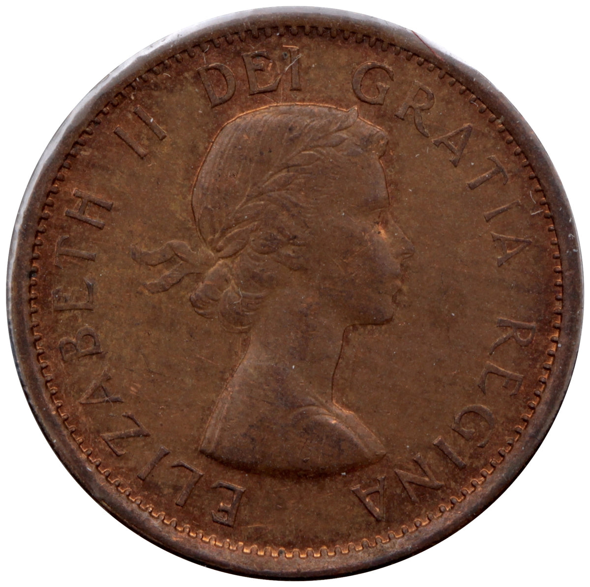 1956 Canada 1-cent AU-UNC (AU55)