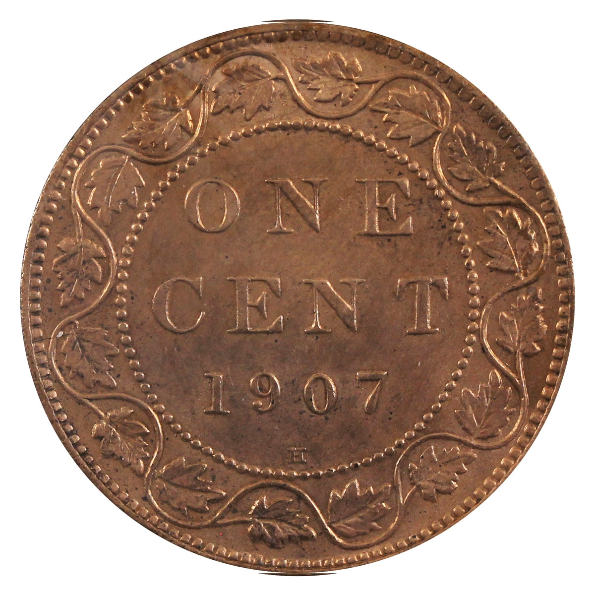 1907 Canada 1-cent Brilliant Uncirculated (MS63) $