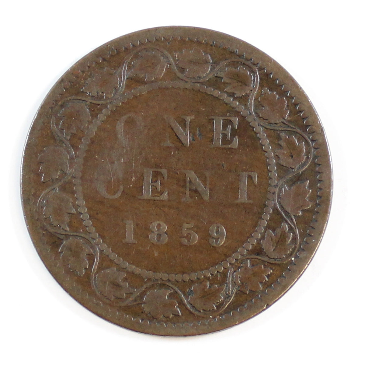 1859 DP #3 Canada 1-cent G-VG (G6) $