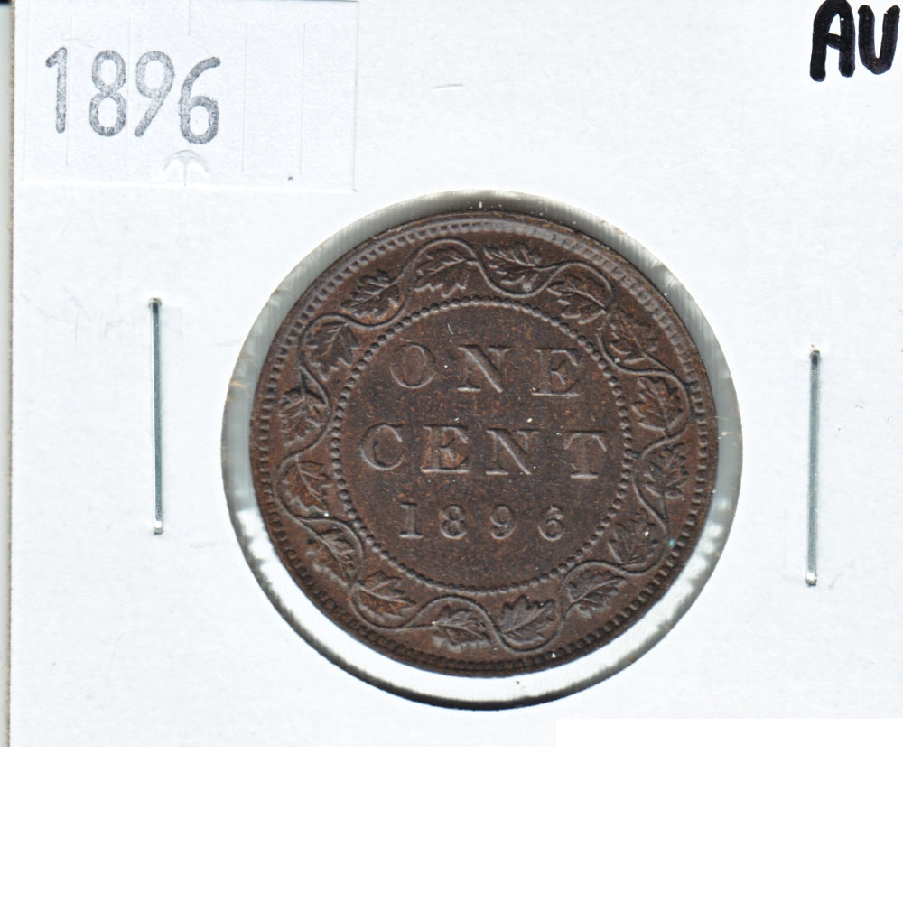 1896 Canada 1-cent Almost Uncirculated (AU-50)