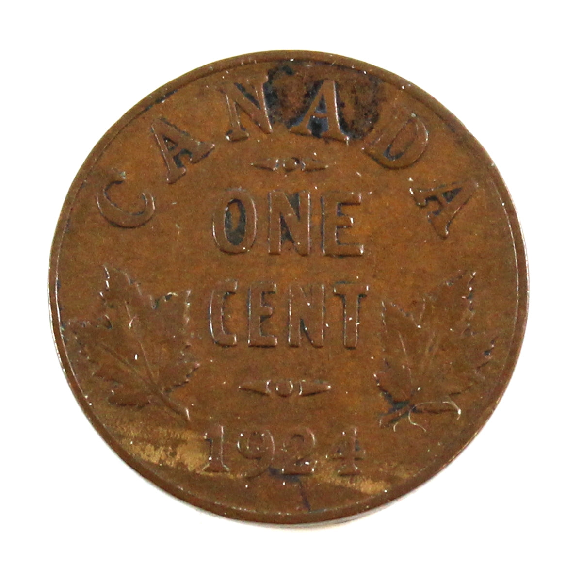 1924 Canada 1-cent G-VG (G6)