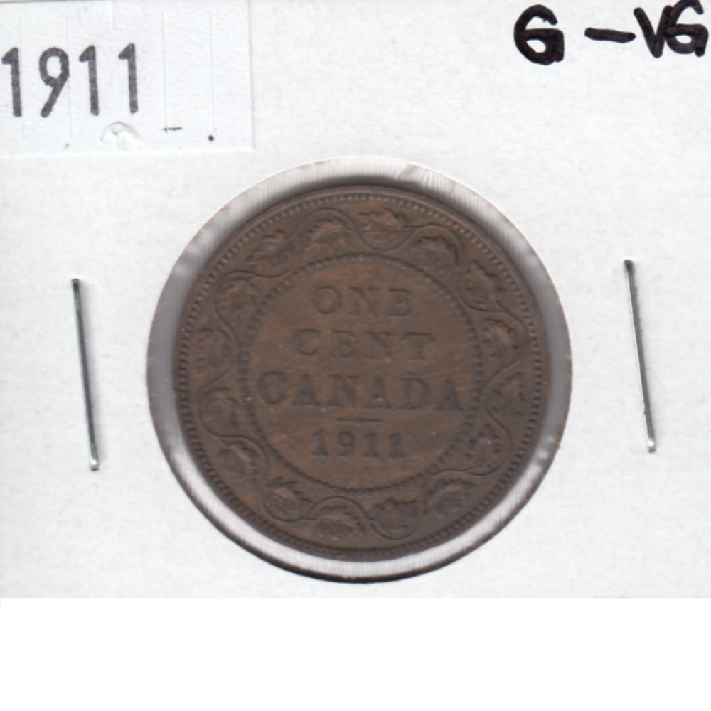 1911 Canada 1-cent G-VG (G6)
