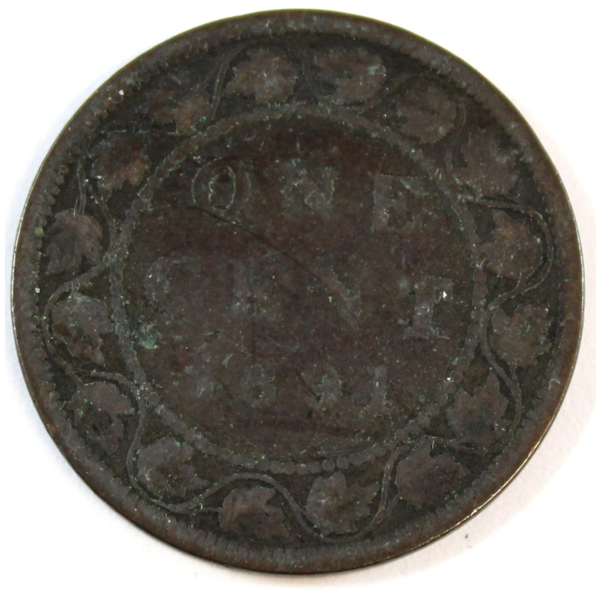 1891 LDLL Obv. 2 Canada 1-cent Good (G4)