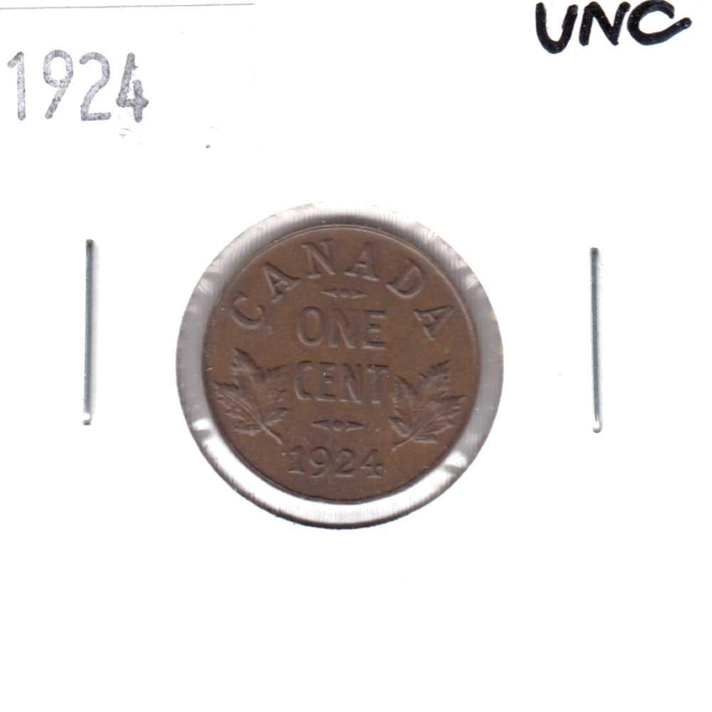 1924 Canada 1-cent Uncirculated (MS60) $