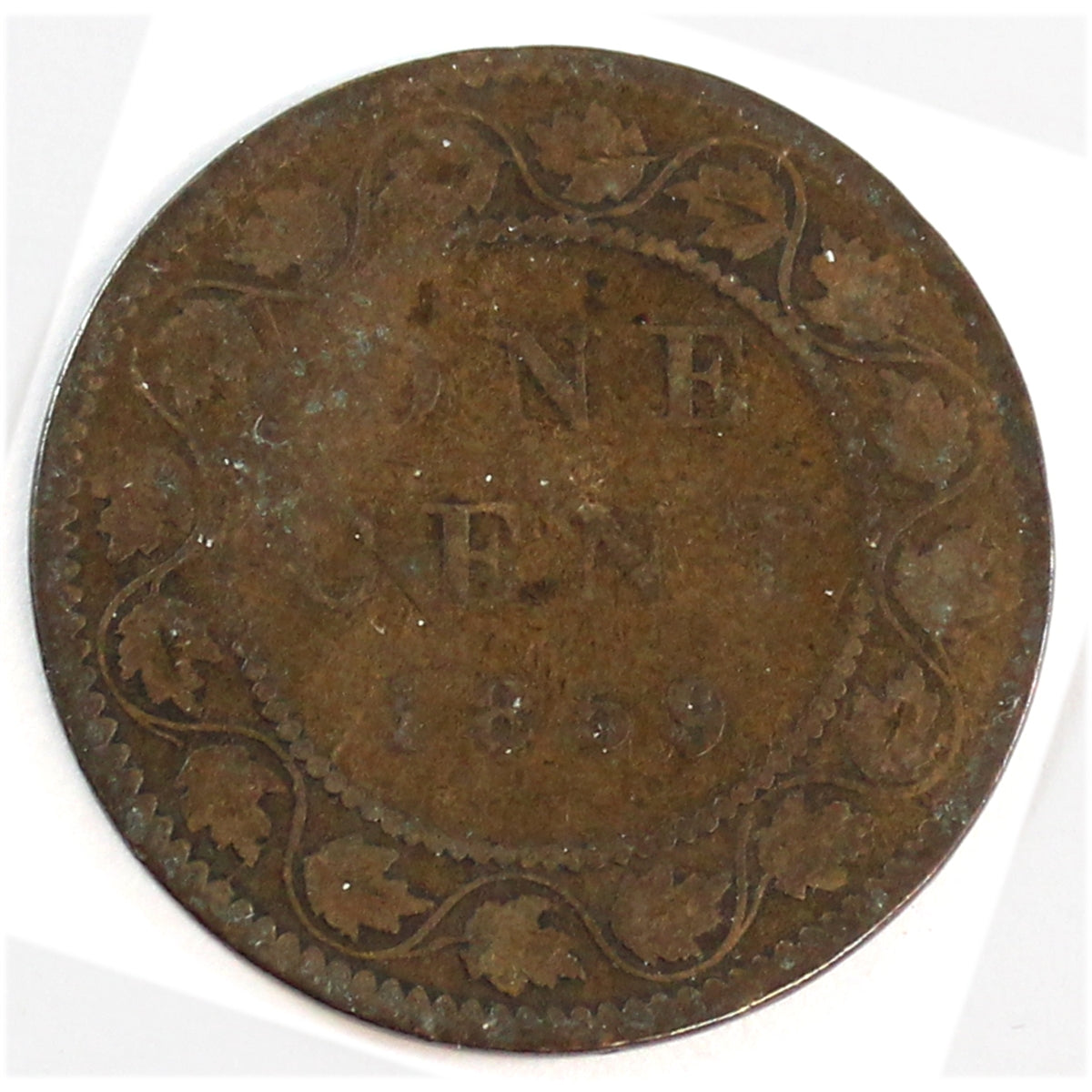 1859 DP #3 Canada 1-cent Good (G4) $
