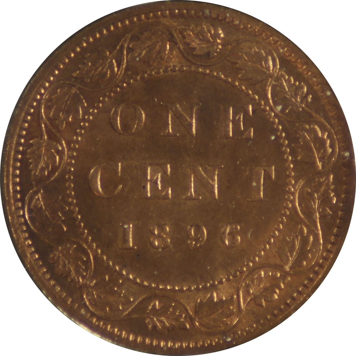 1896 Canada 1-cent Brilliant Uncirculated (MS63) $
