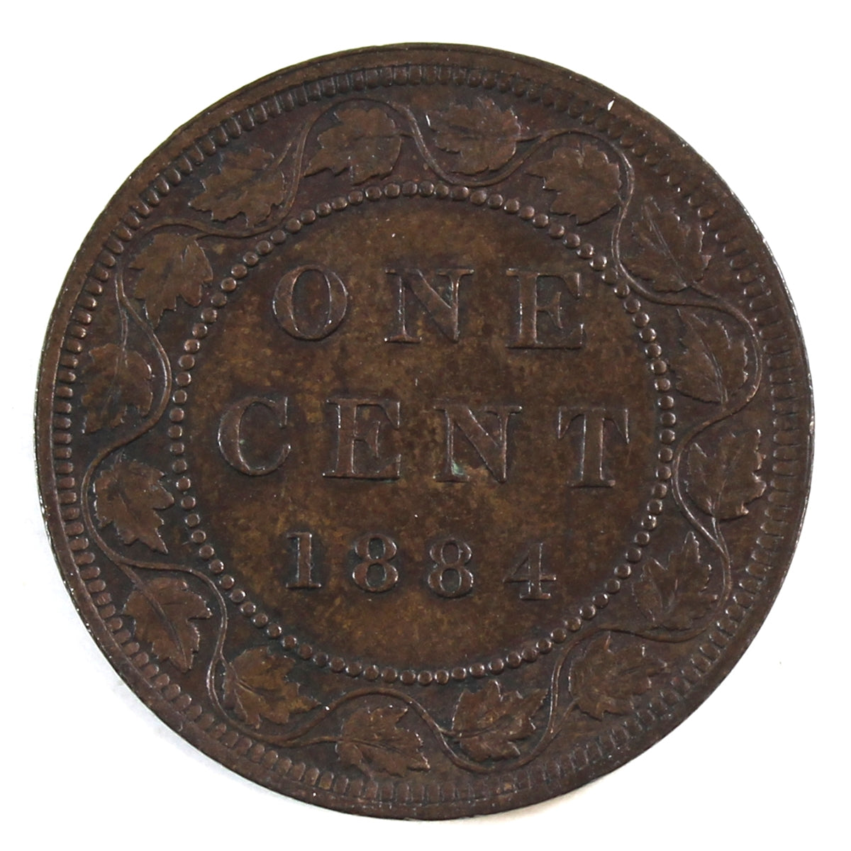 1884 Obv. 2 Canada 1-cent Uncirculated (MS60) $