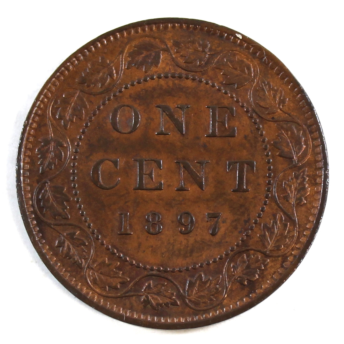 1897 Canada 1-cent UNC+ (MS-62) Brown $