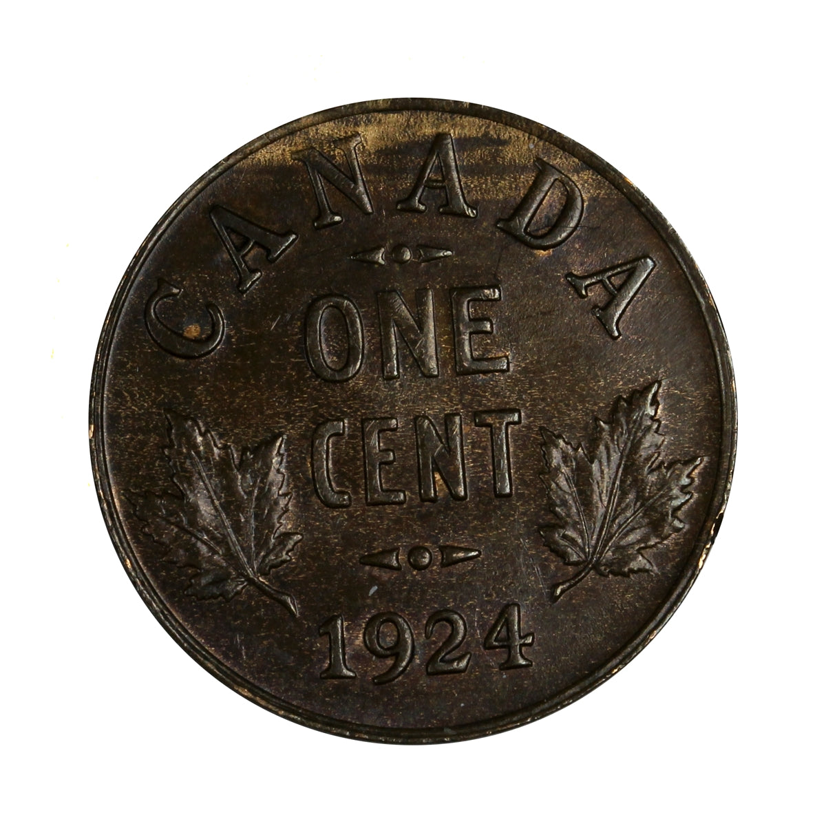 1924 Canada 1-cent UNC+ (MS62) $