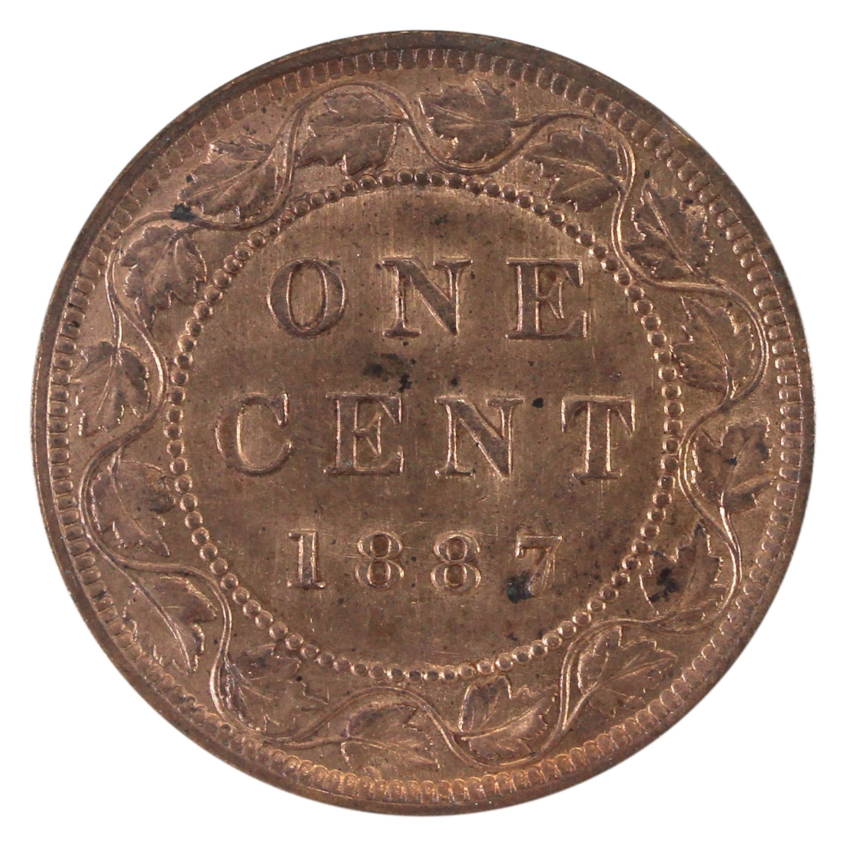 1887 Canada 1-cent UNC+ (MS62) $