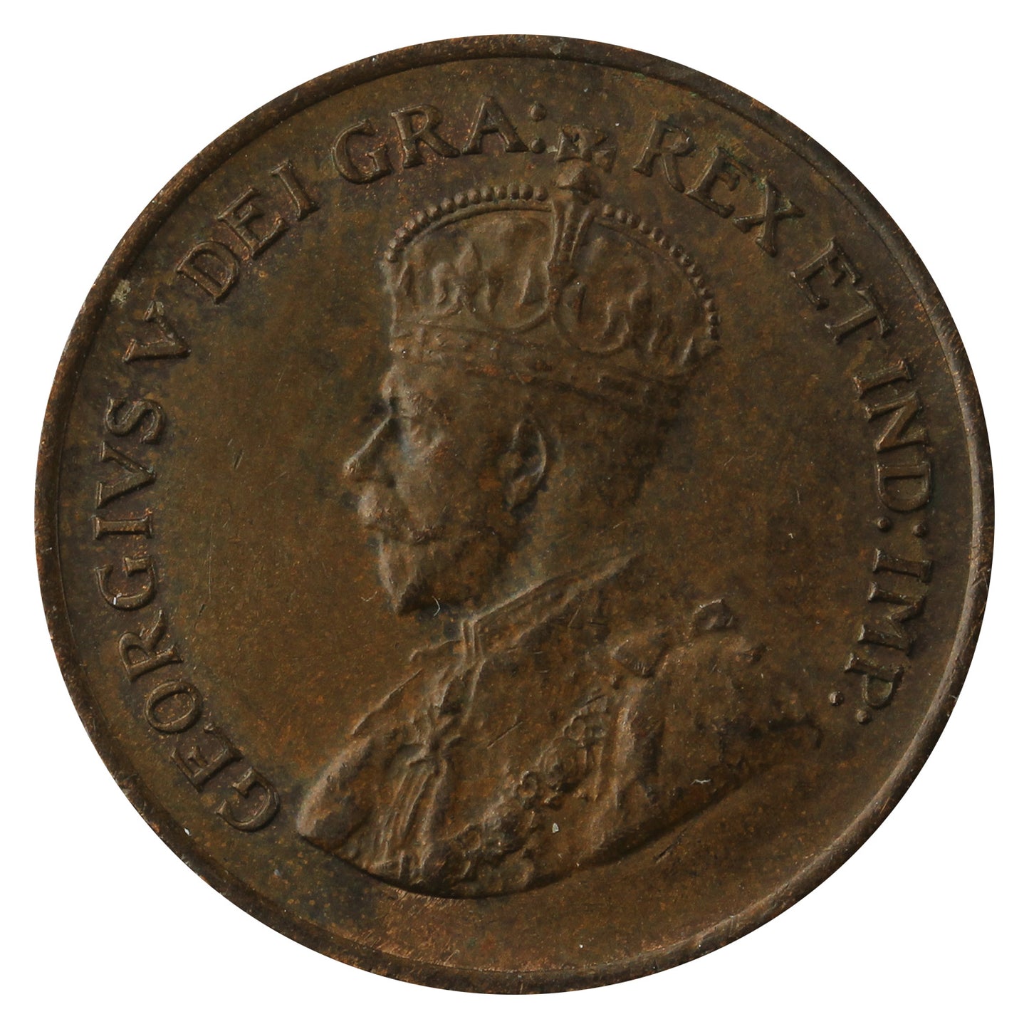 1928 Canada 1-cent UNC+ (MS62) Red & Brown