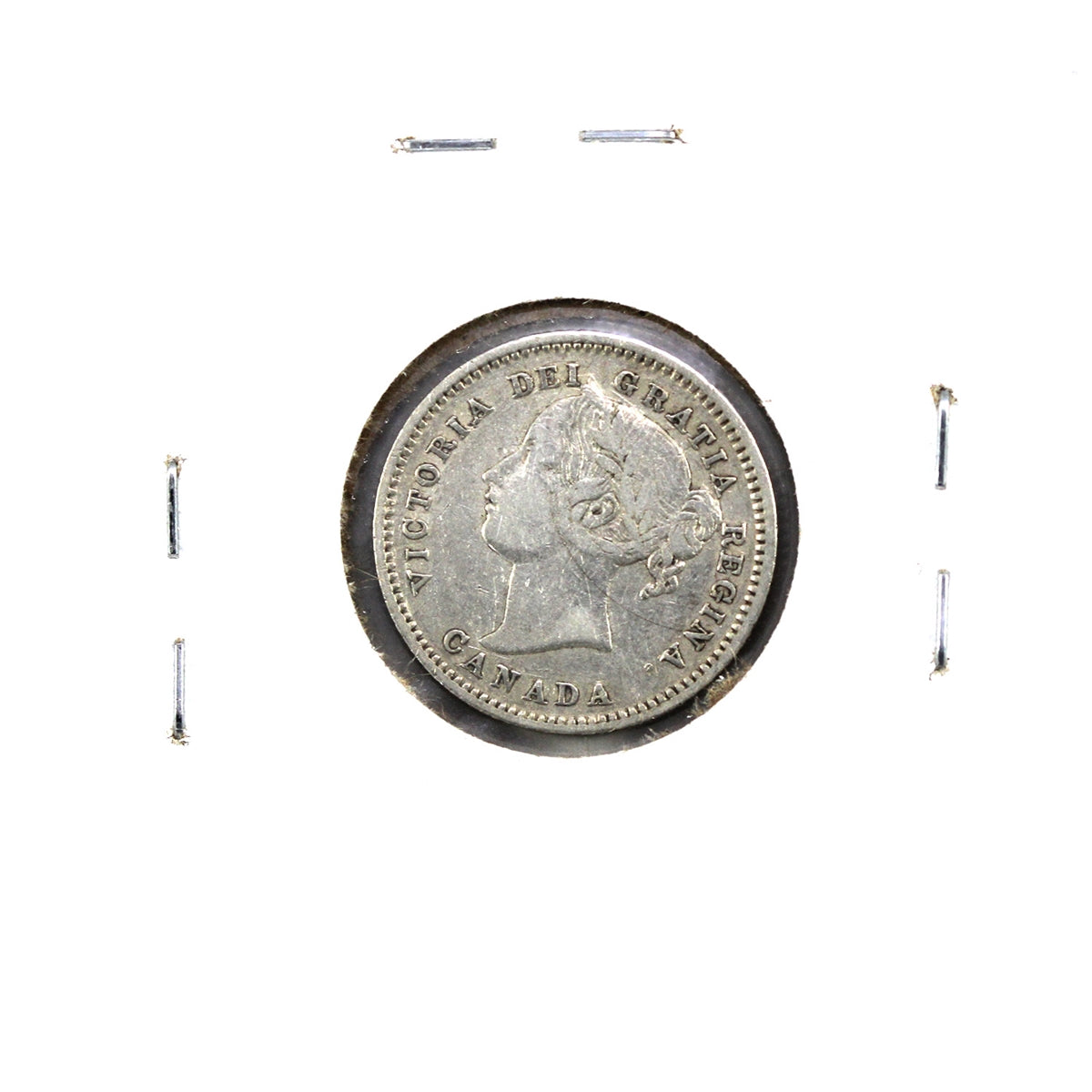1858 Canada 10-cents F-VF (F-15) $