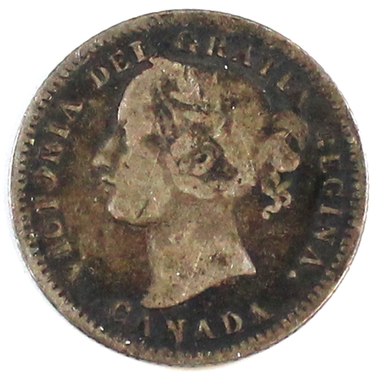 1871H Canada 10-cents VG-F (VG-10) $