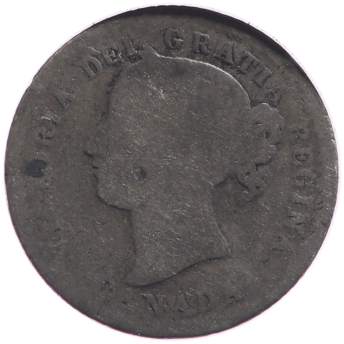 1874H Canada 10-cents About Good (AG3)